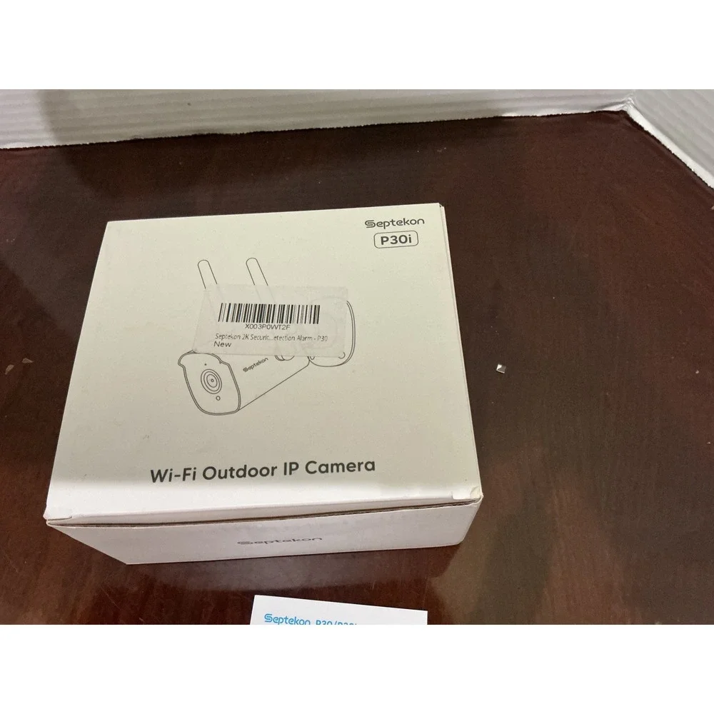 Sept-kon‎ P30 P30i Wi-Fi Outdoor IP Security Camera Black